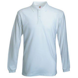 Fruit of the Loom Long Sleeve Polo Shirt